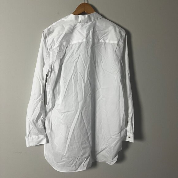 Calvin Klein White Button Down Shirt Large - Picture 2 of 4